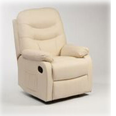 Hebden Manual Recliner Chair - Cream